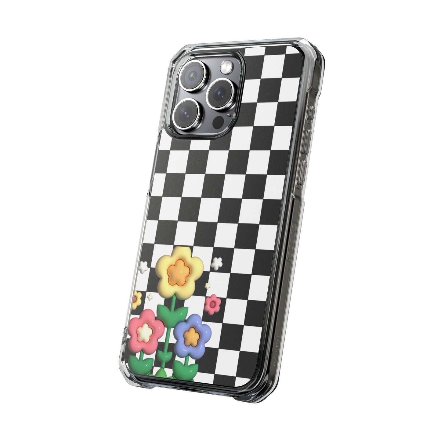 Floral Checkerboard