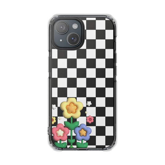 Floral Checkerboard