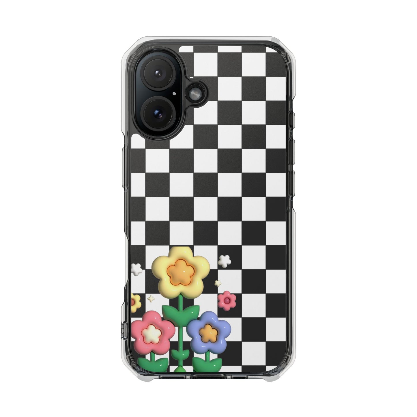 Floral Checkerboard